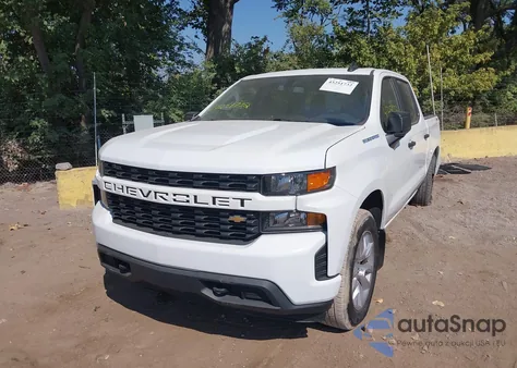 2020 Chevrolet Silverado 4Wd Short Bed Custom из США, поврежденный, VIN 1GCPYBEK6LZ185930